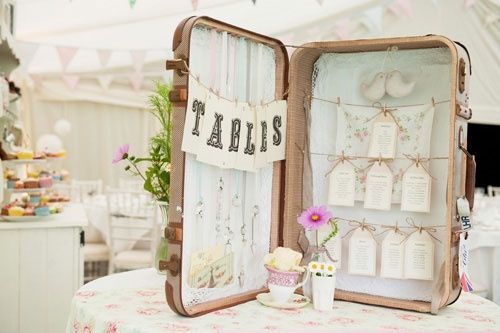 Inspiration vintage / plan de table 