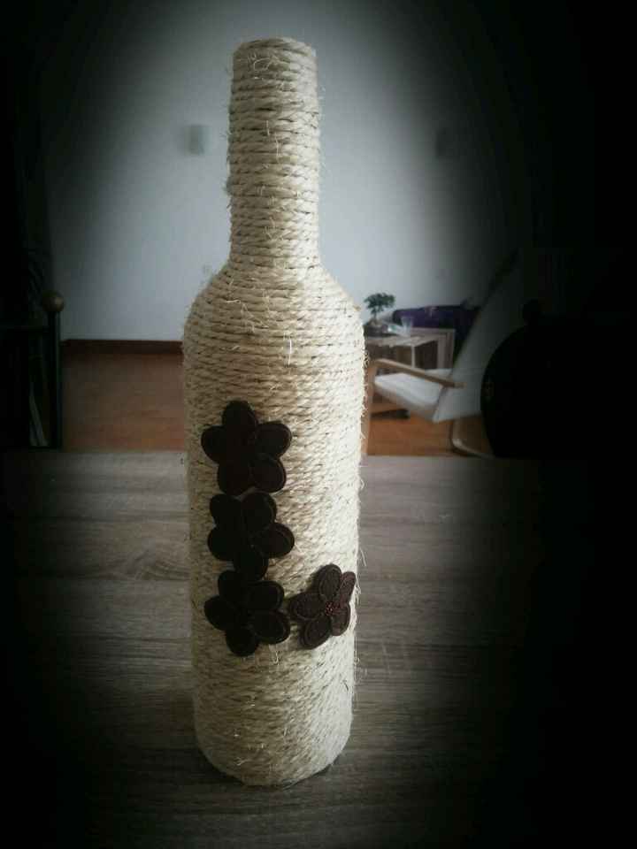 Diy decoration bouteille/ ficelle - 1