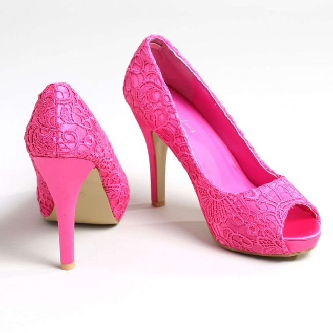 Chaussures fushia - 2