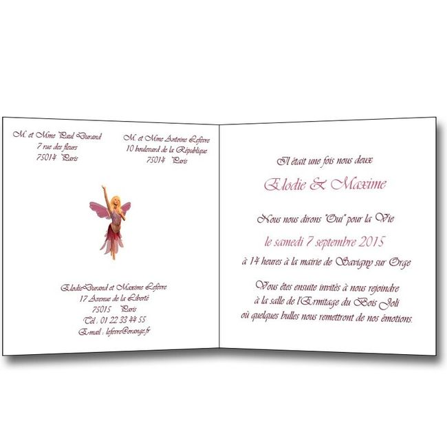 Idées de textes de mariage original? - 3
