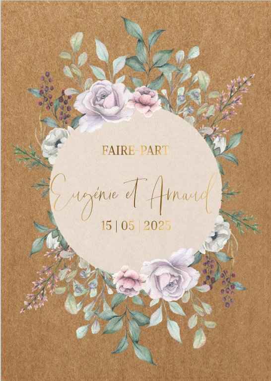 Publie ce modèle de faire-part et dis-nous quelle taille tu as du utiliser ! 😏💌 - 1