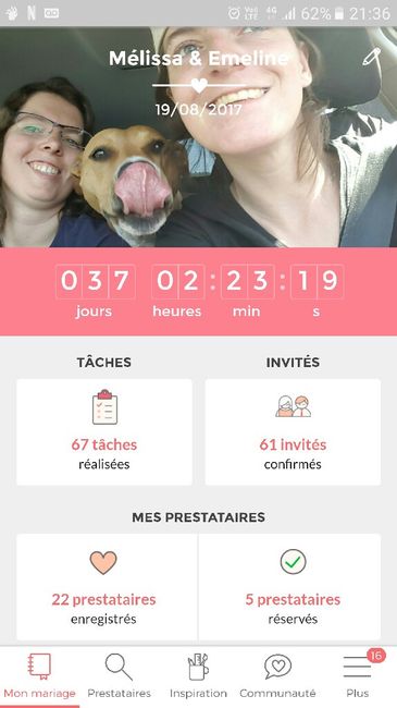 Où en sont vos compteurs Mariages.net ? - 1