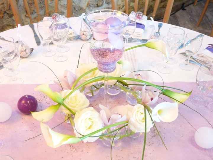 Centre de tables invités