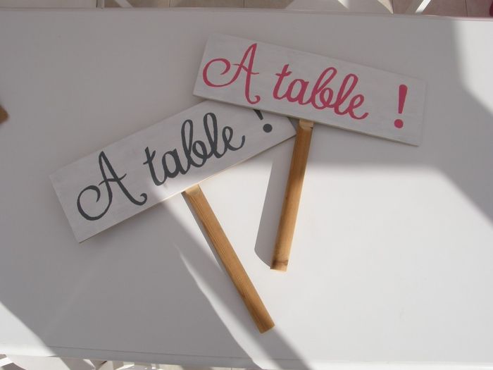a table