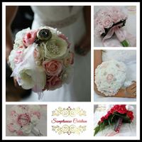 Bouquet de mariée artificiels by Somptueuse Création 