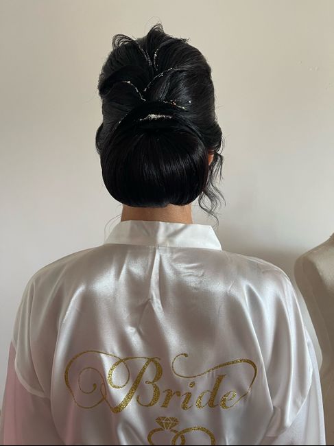 Chignon terminé ! 1