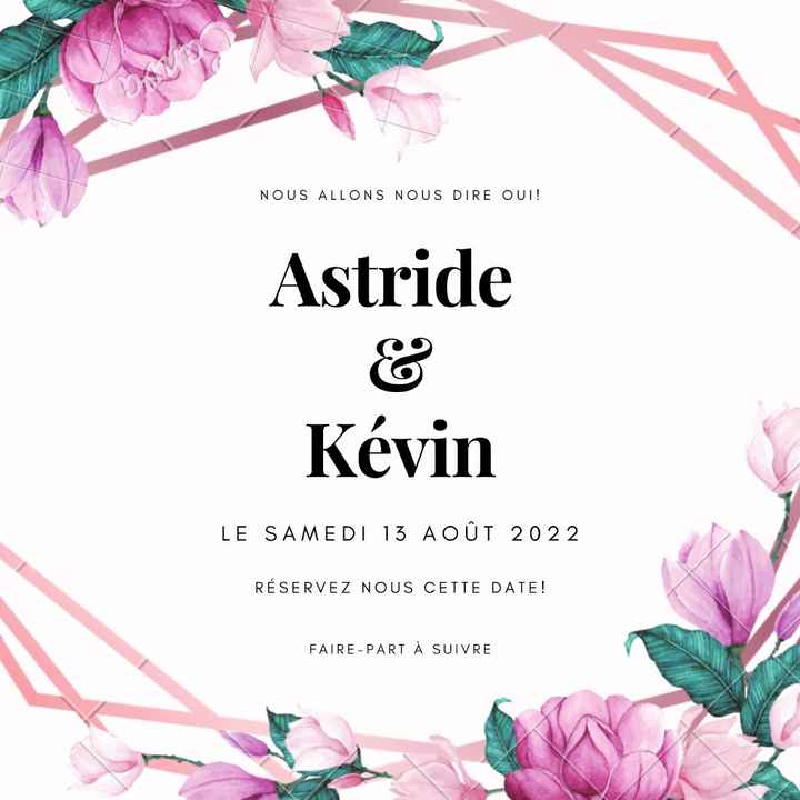 Save the date et faire-part - 2