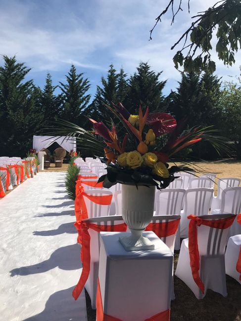 Fleur tropicale mariage thème exotique/tropical 4