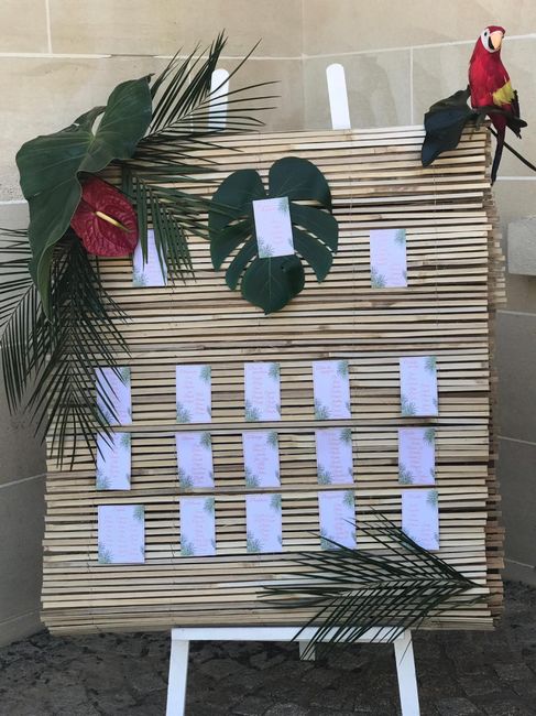 Fleur tropicale mariage thème exotique/tropical 6