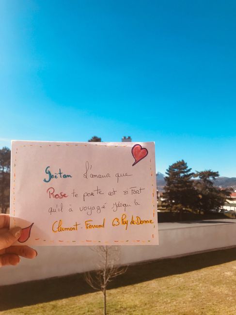 Il me manque quelques départements. Love notes - 2