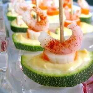 Concombre crevette surimi