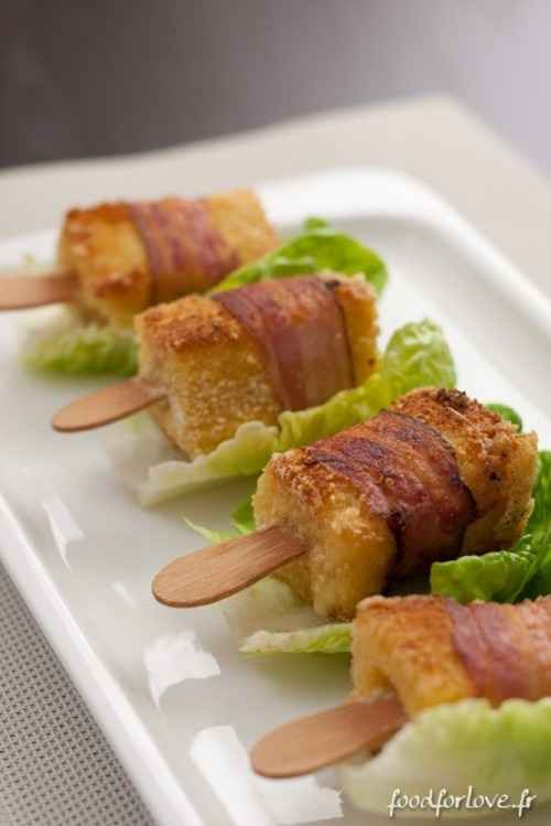 Sucettes de Tomme de Savoie au Lard Fermier