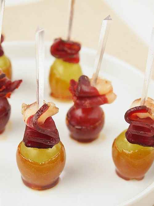 raisin caramélisé et magret 