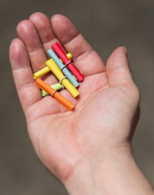 Bouquet de fleurs en cage - clefs ou serrure à code ? 1