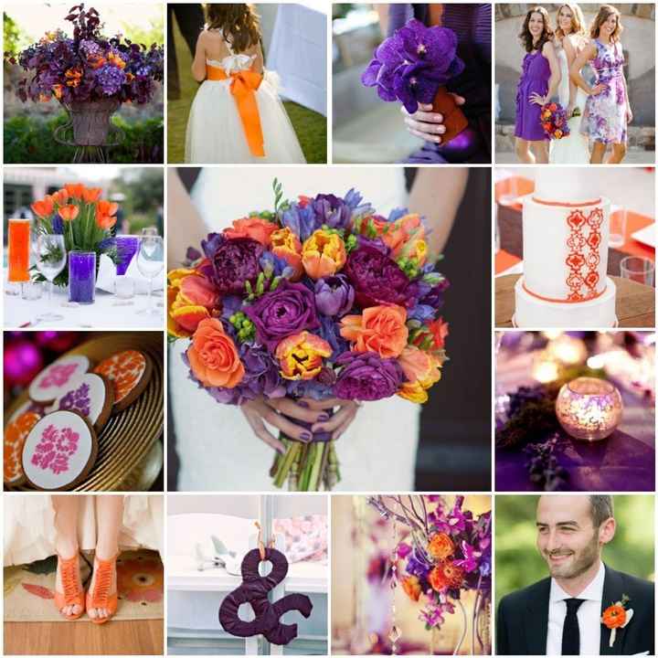 Thème couleur Violet/Bleu/Orange