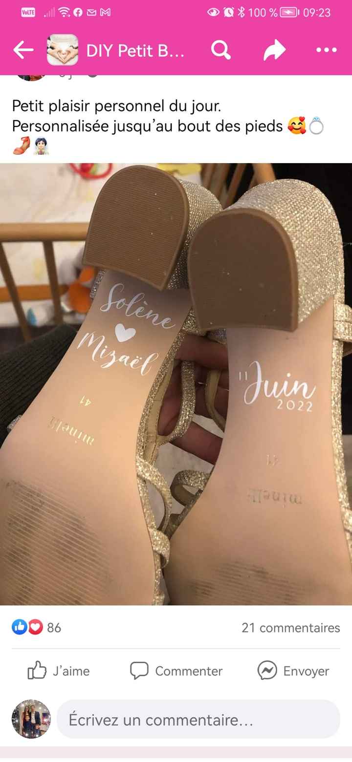 Chaussures personnalisées ou non ? - 1