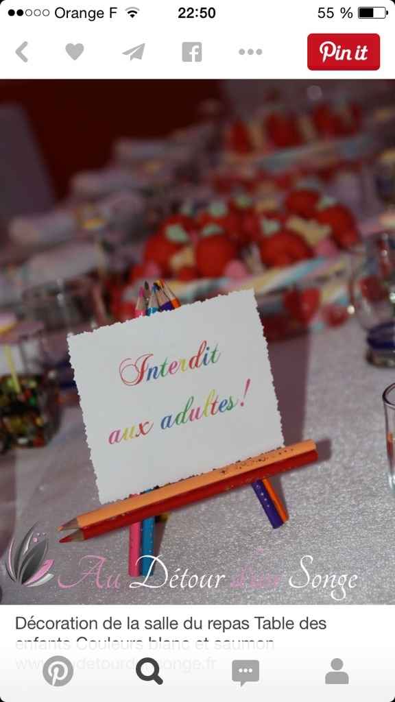 Porte menu enfants - 1