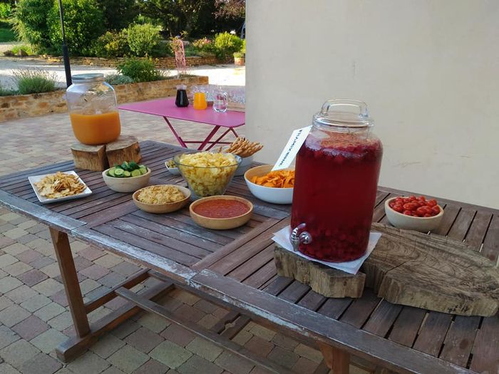 Jour du mariage : l'apéro simple & convivial