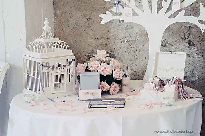 la table urne de mariage