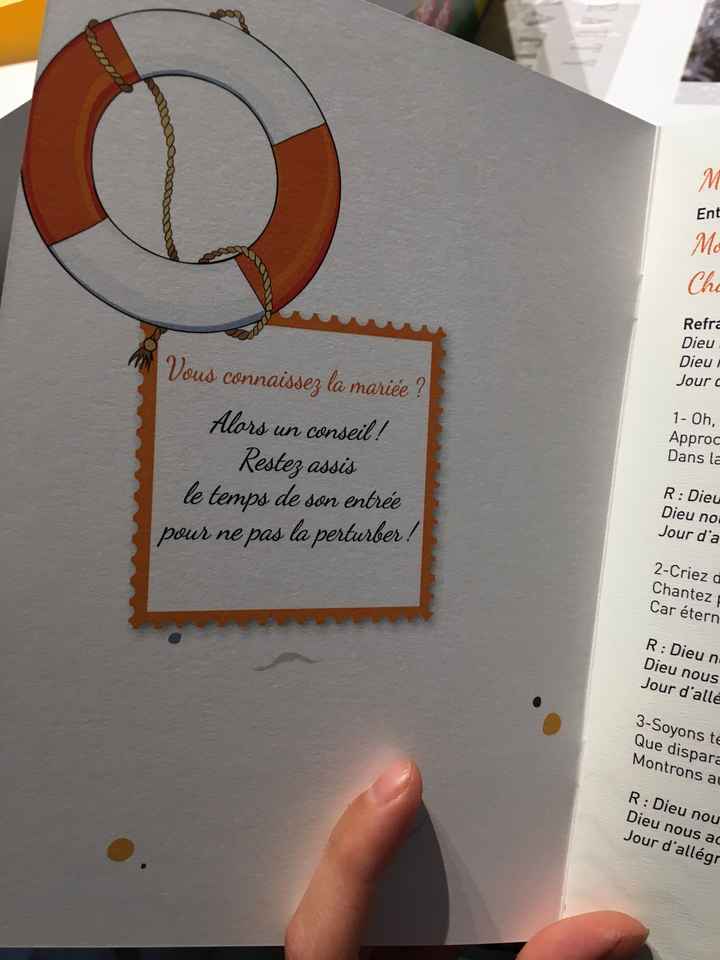 Nos livrets de messe et nos menus --> je suis fan 😍 - 2