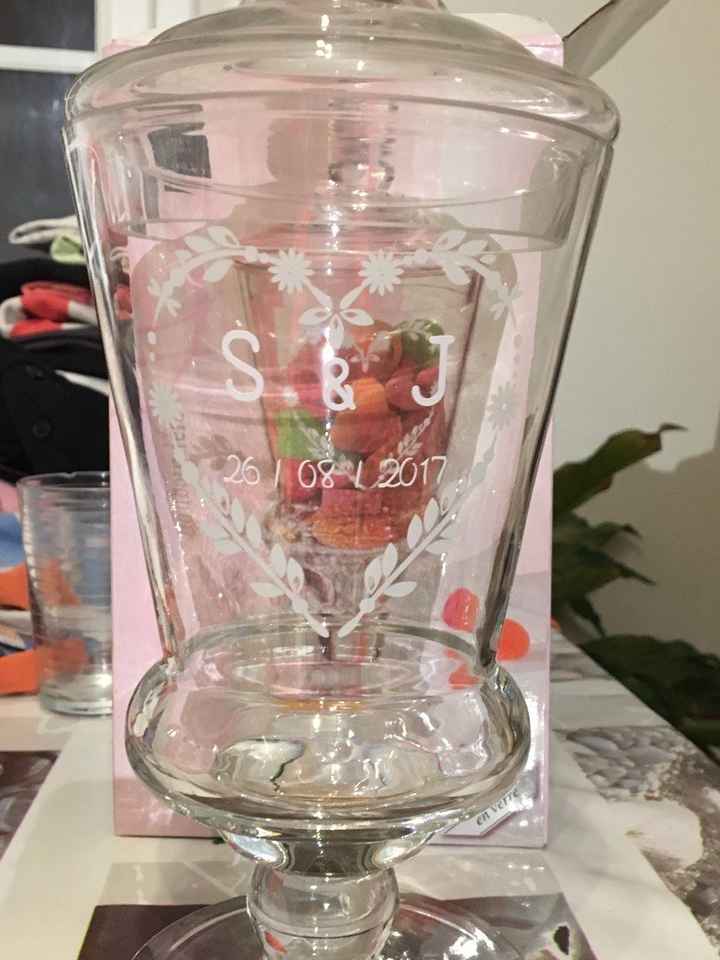 notre contenant cérémonie du sable personalisé