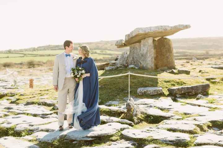 Photo de mariage dolmen 