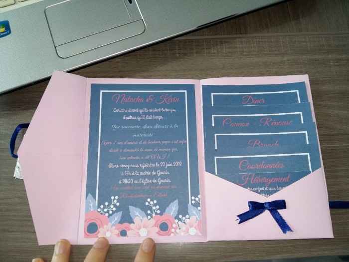 Bleu et rose