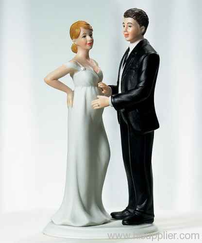 figurine mariée enceinte 