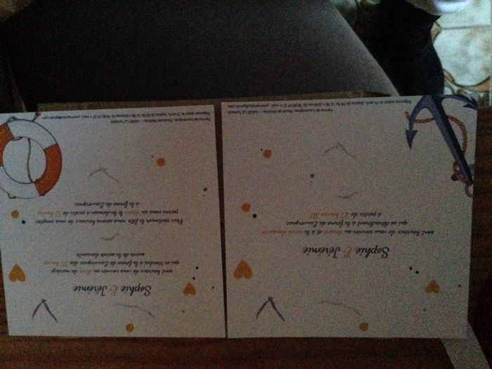 Notre graphiste est genial --> nos faire parts sont arrivés !! - 4