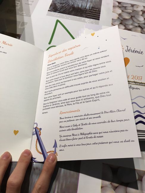 Nos livrets de messe et nos menus --> je suis fan 😍 - 4