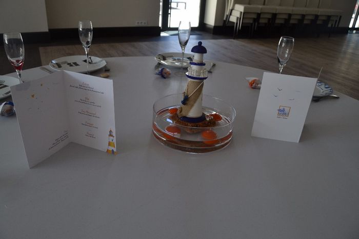 dos du centre de table