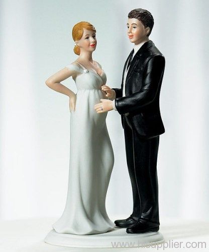 figurine mariée enceinte 