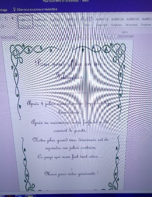  Texte pour l'urne - 1