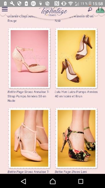 Aide chaussures rose bois/poudrée. - 1