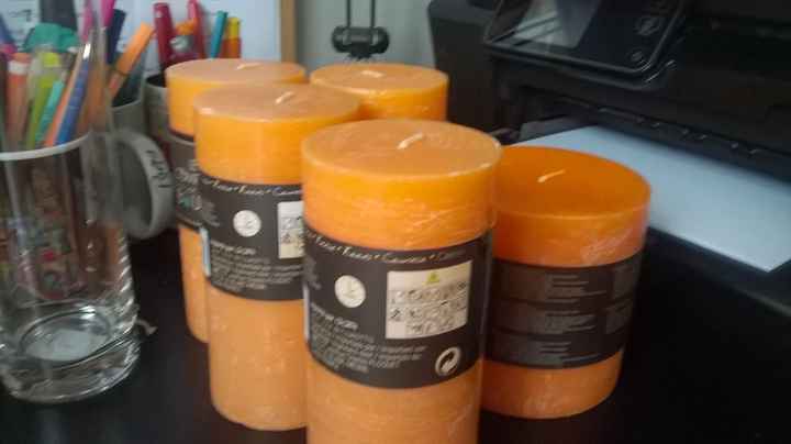 bougie orange