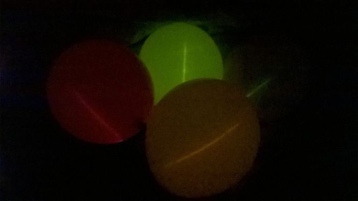 test ballons lumineu