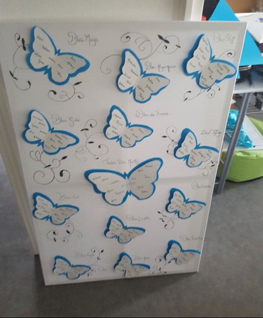 Plan de table papillon 1