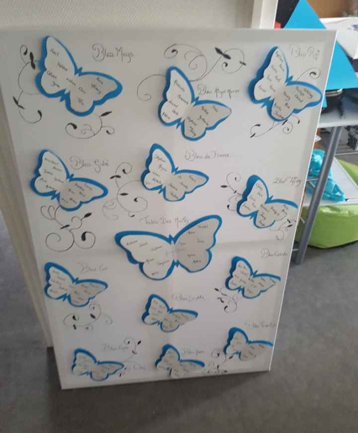 Plan de table papillon - 1