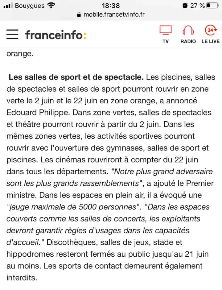 Mariage 1er Août 2020 maintenu ! - 1