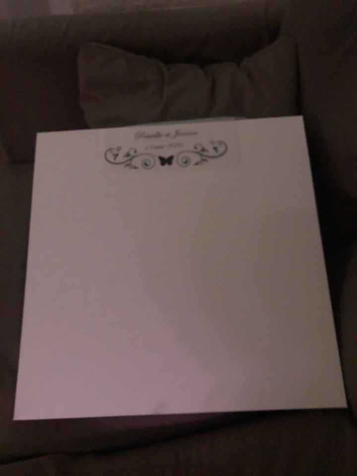 Plan de table sur toile - 1