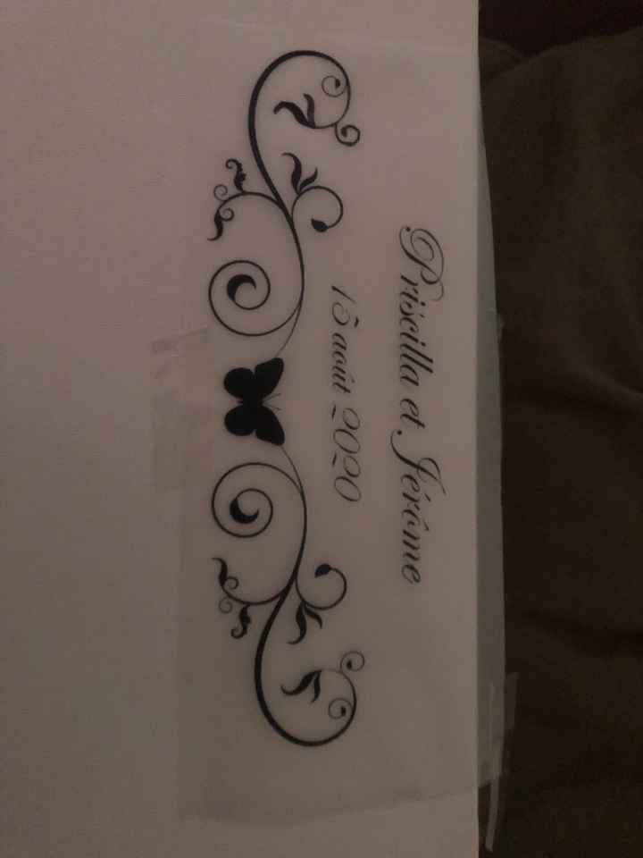 Plan de table sur toile - 2