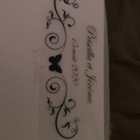 Plan de table sur toile - 2