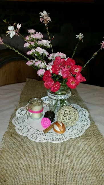 Mes premiers essais déco de table - 2