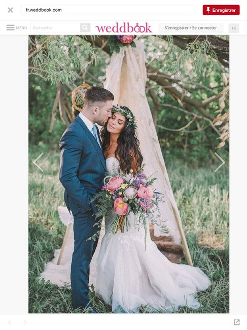 👰🏻🌸 Quand couronne de fleurs de rime pas qu'avec robe fluide et bohème 🌸 5