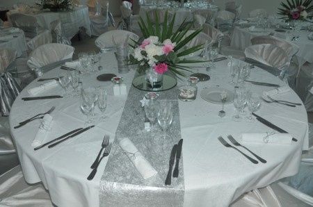 Décoration des tables "Invités"