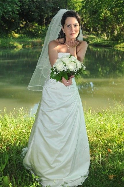 La mariée au bord du lac 