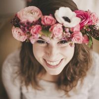 Couronne de fleurs idée