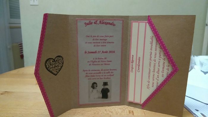 Faire part dyi - 3