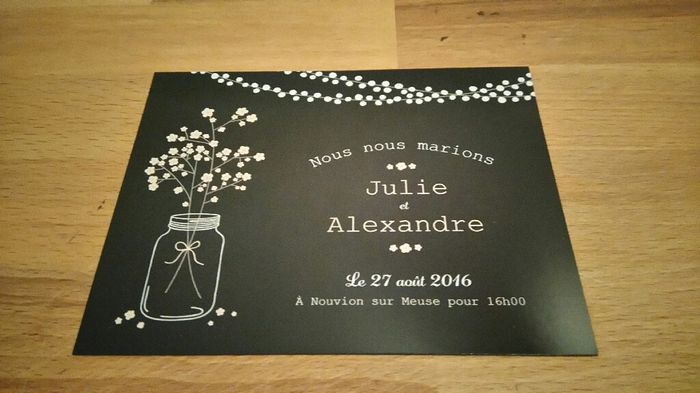 Aucune idée de save the date magnet... montrez moi les vôtre !!!!! help help - 1