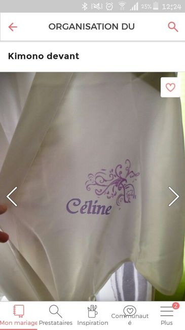 Kimono de mariée - préparatifs - 1